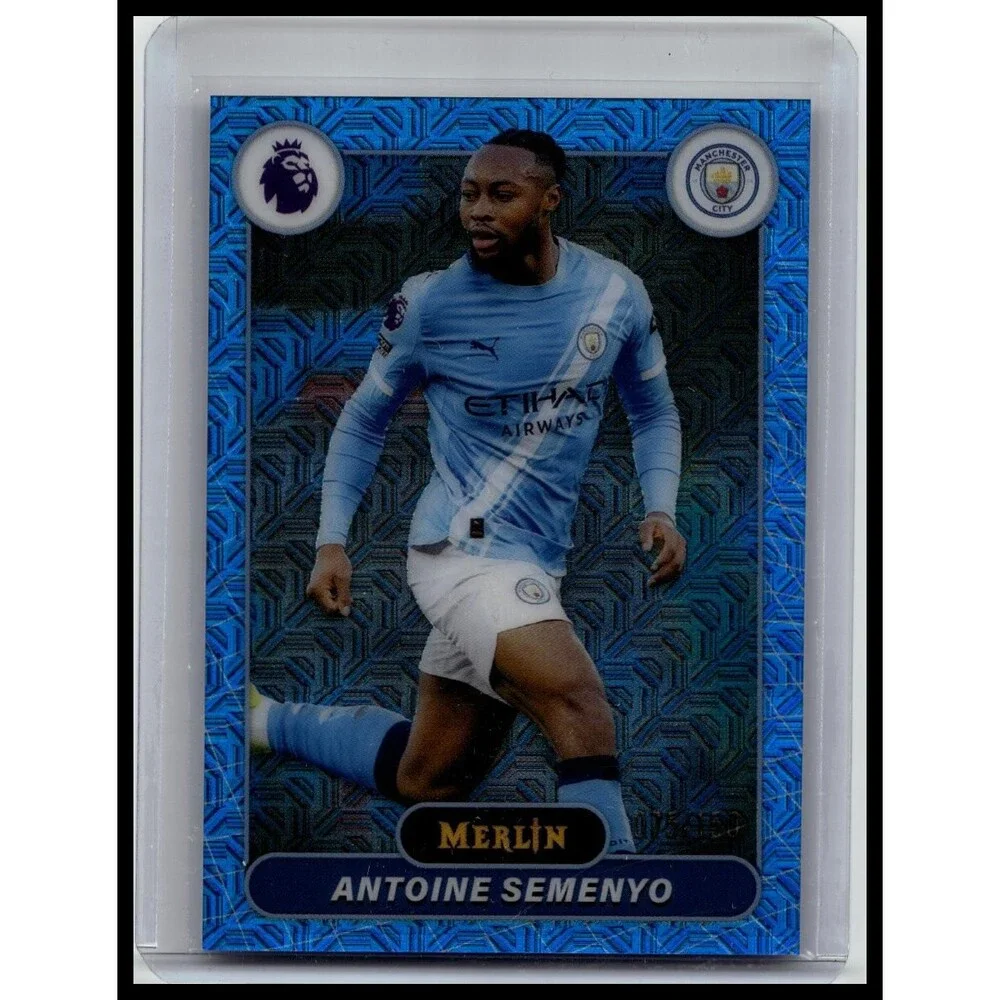 2026 Merlin Premier League #129 Antoine Semenyo Blue Mojo Refractor #/150